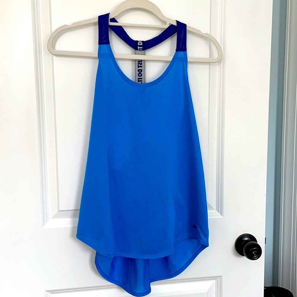 Nike Dri-FIT Logo T Size M Blue. Tank Top